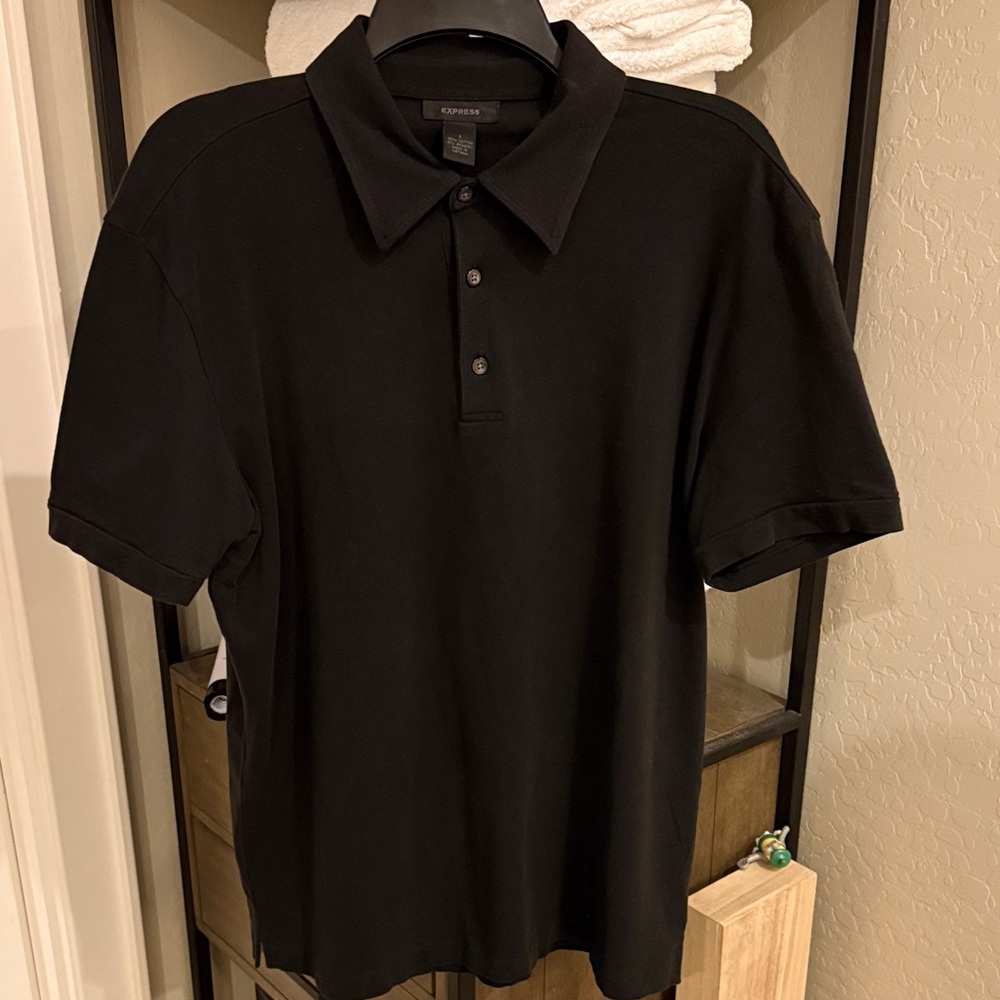 Express Classic Black Polo Shirt